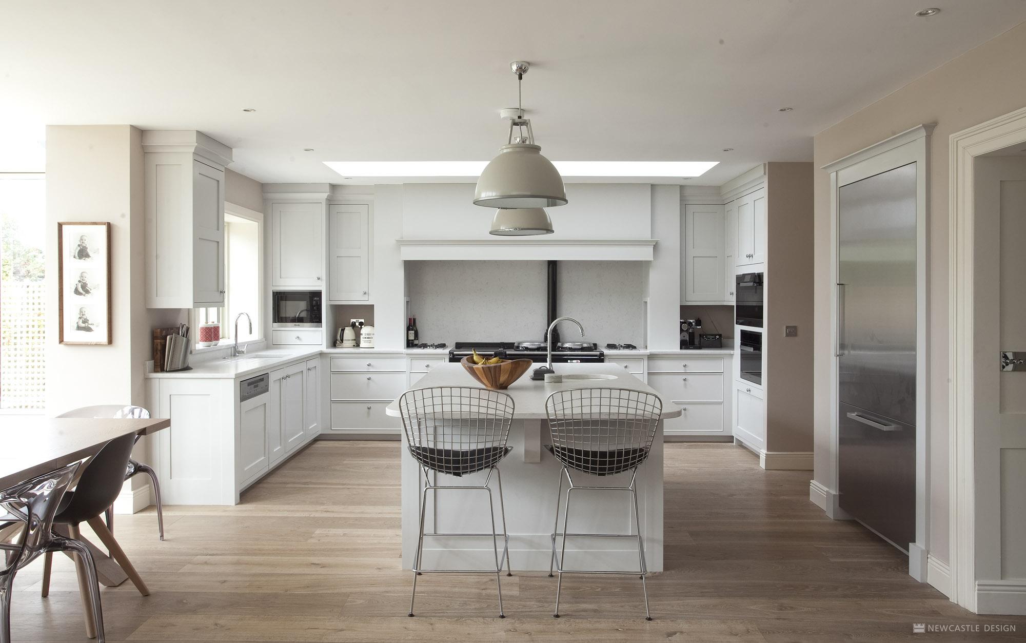 Hamptons Style Kitchens in Ireland with Newcastle Design